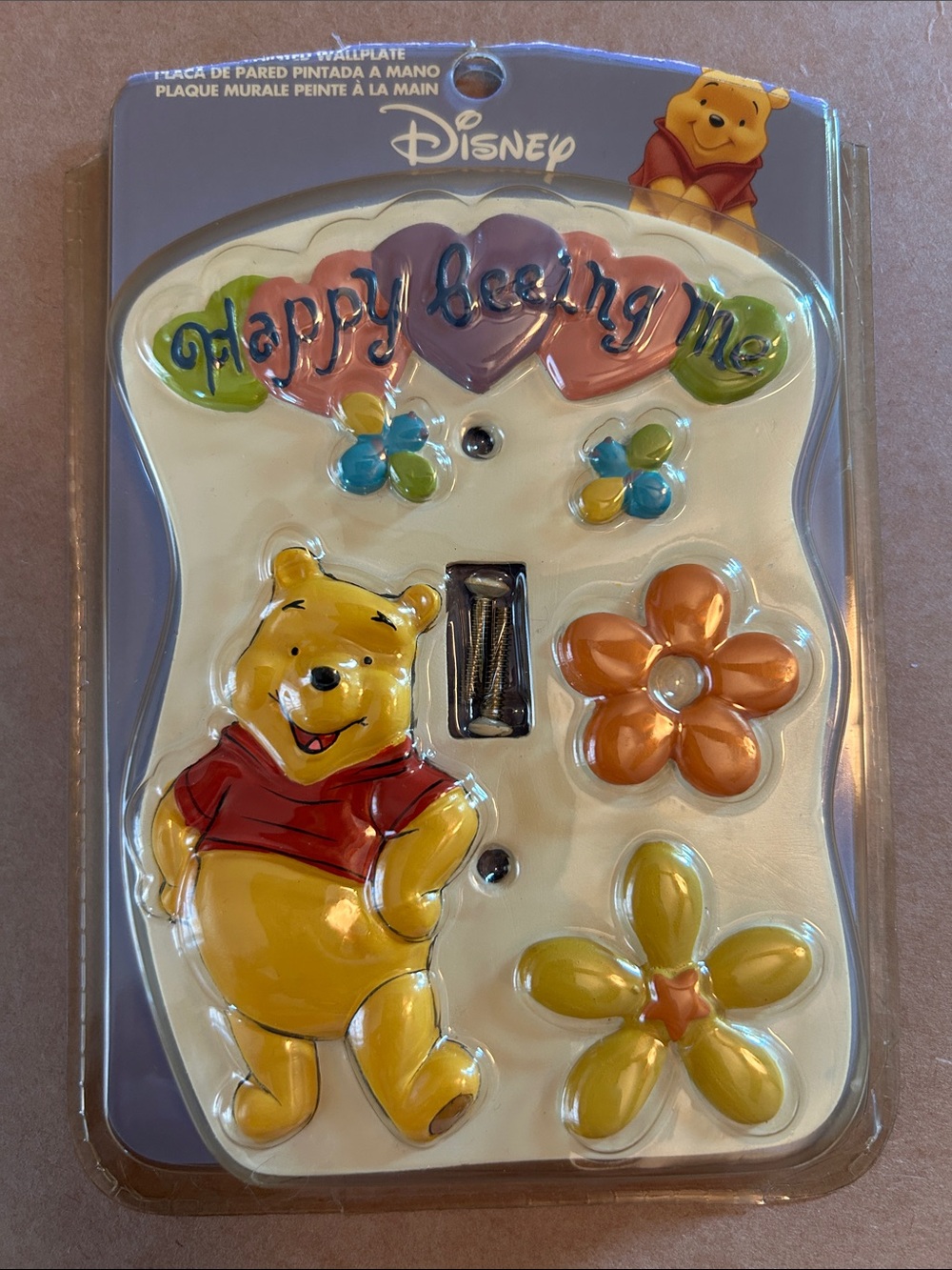 Winnie the Pooh Switch Decor Hand-Painted